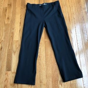 Betabrand Straight Leg Black Dress Pant Yoga Pants